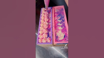 Glitter Soap Making! #soapmaking #soapmaker #soapmakingprocess #cpsoapmaking #cpsoap #dessertsoap