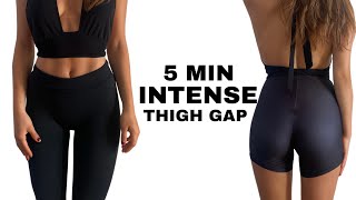 5 MIN INER THIGH WORKOUT II Tone & Burn (No Equipment)