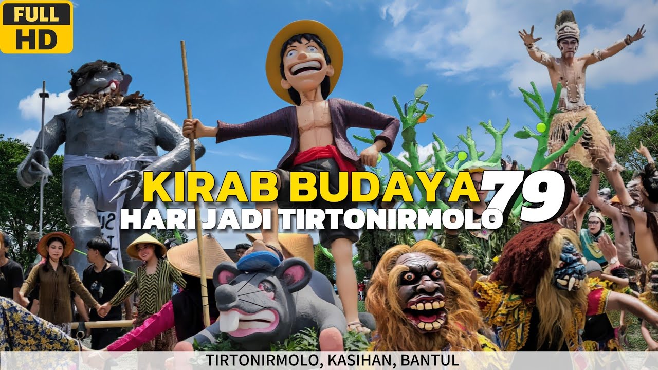Kirab Budaya Hari Jadi Kalurahan Tirtonirmolo Kasihan Bantul ke 79 2025 Meriah dan Heboh