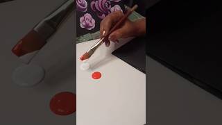 🤩👍How to load the brush for Onestroke Painting- Tutorial -1 /#beginners #shorts #acrylicpainting