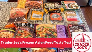 This week we are tasting some of the frozen asian meals at trader
joe's. i know is not all items they have available so if missed one
that you...