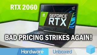 motor styrte hvidløg Nvidia GeForce RTX 2060 Laptop GPU Benchmark, Fast But Badly Overpriced -  YouTube