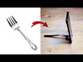 Make a Cellphone Stand From Cutlery