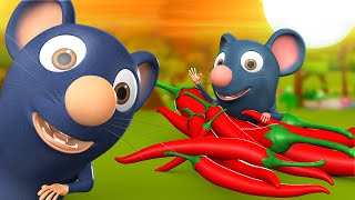 Funny Rats and Red Chillies Tamil Story எலிகள் மற்றும் சிவப்பு மிளகாய் 3D Kids Moral Stories