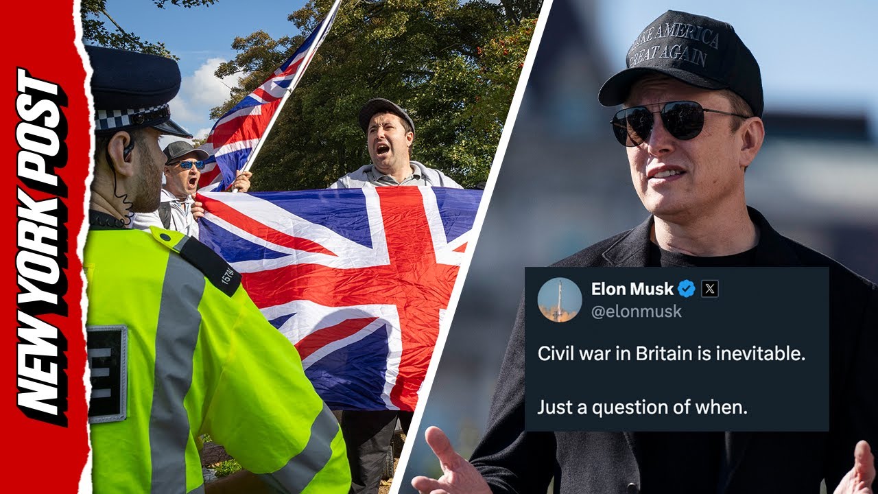 Elon Musk Says Civil War In United Kingdom Inevitable Following Spotlight Of Migrant Crimes