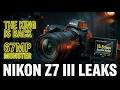 RIP Sony A7R V! Nikon Z7 III Leaks Reveal 67MP & RED Color Science!