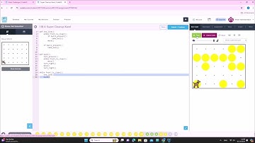 Python 1.18.4 სავარჯიშო - super cleanup Karel /codehs.com / პროგრამირება / ლევან ნიშნიანიძე