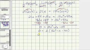 Ex: Rational Equation App - Find a Number Given the Sum of Reciprocals