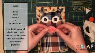 Learn to Make Fabric Portraits with SCRAP Creative Reuse