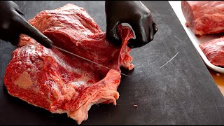 【肉磨き解説】複雑そうに見えて意外と簡単？！黒毛和牛まるかわ