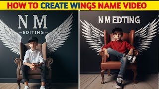 Viral 3D Wings Name Video Editing 100% Viral | 3D Wings Name Photo Video Editing