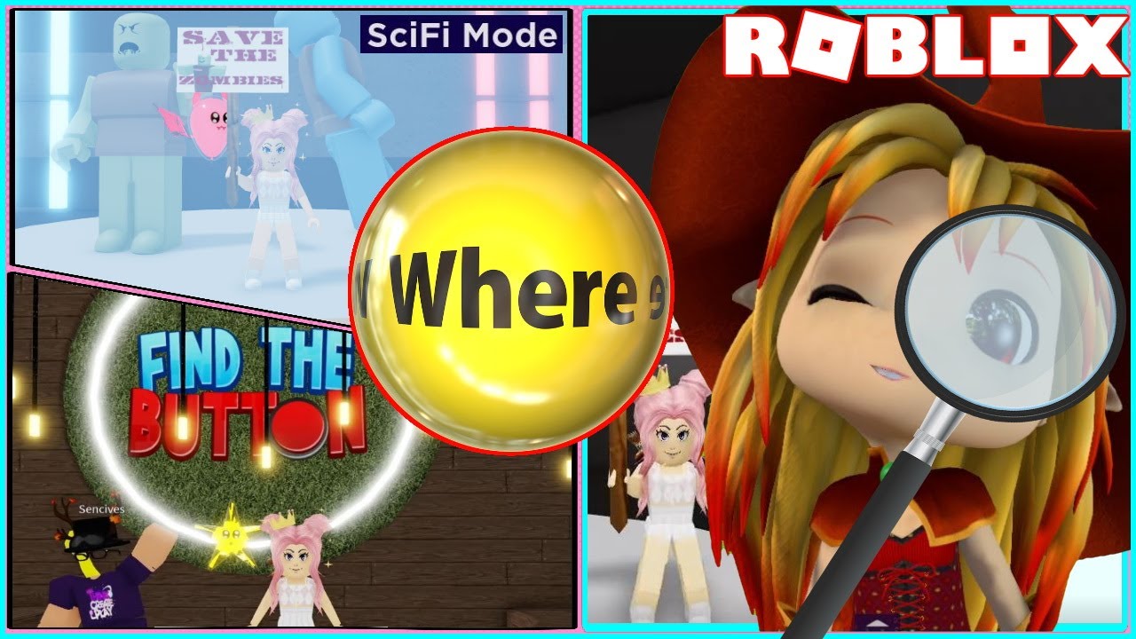 🔘 LOCATION OF ALL BUTTONS IN SCIFI MODE! ROBLOX FIND THE BUTTON V2