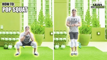 How To Do A POP SQUAT | Exercise Demonstration Video and Guide