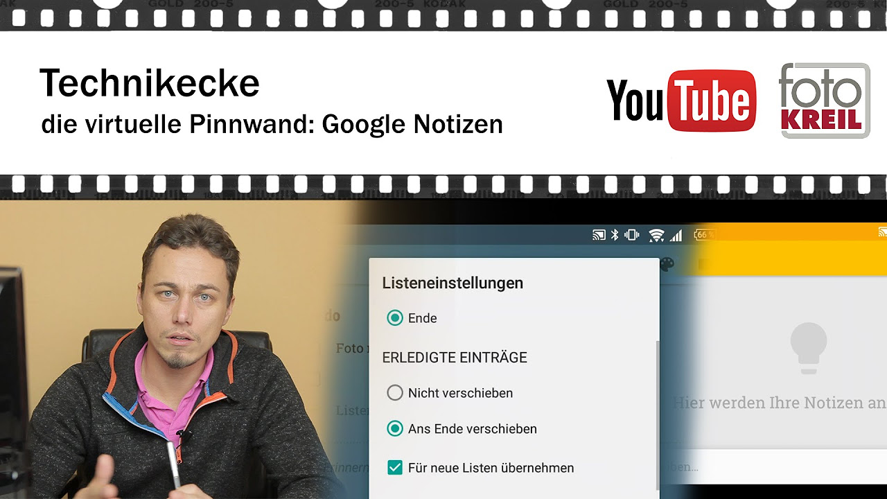 New Update Die virtuelle Pinnwand: Google Notizen