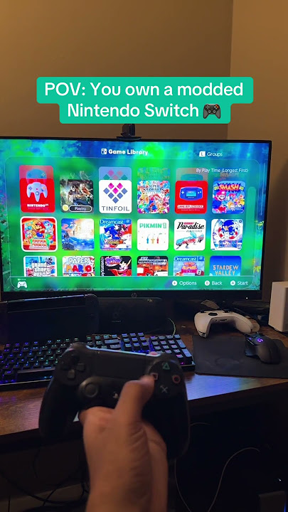 This is why a modded Nintendo Switch is top 5 #nintendo #nintendoconsole #videogameconsole
