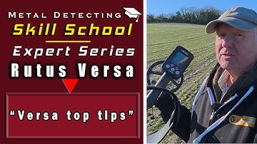 Metal detector cool features| Find out why the Rutus Versa impresses me.