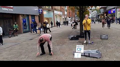 The Hozier - Take me to church - Busking cover by ...