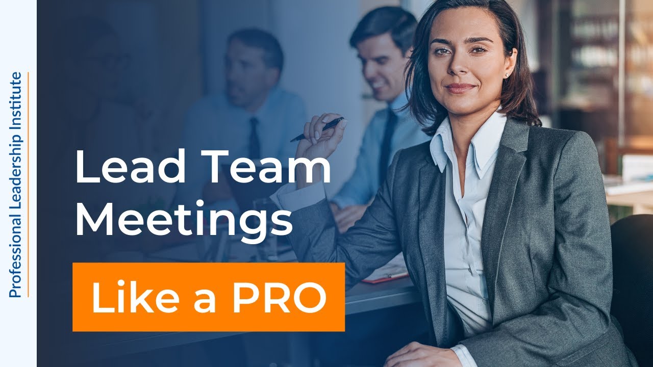 Lead Work Meetings Like a Pro Expert Tips YouTube