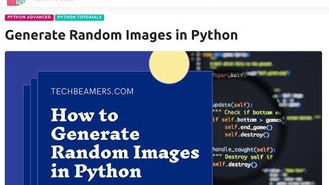 Generate Random Images with Python: Pillow, NumPy, Matplotlib, and GANs