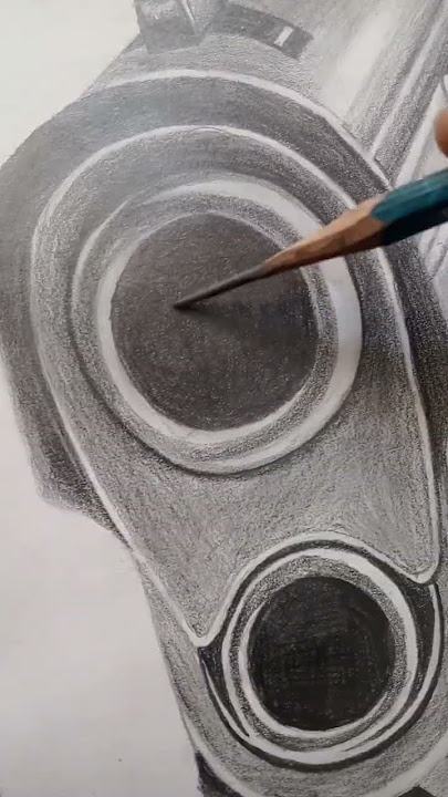Gun Drawing | pencil sketch | #shorts #viralshorts