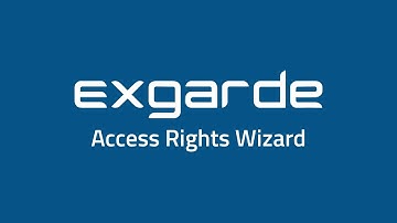 EXgarde Help: Access Rights Wizard