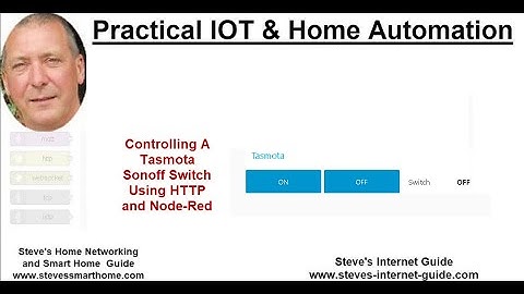 Controlling A Tasmota Sonoff Switch Using HTTP and Node-Red