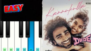 Dude  Kannukulla  Nee Gunde Lona   Easy Piano Tutorial   Sai Abhyankkar 