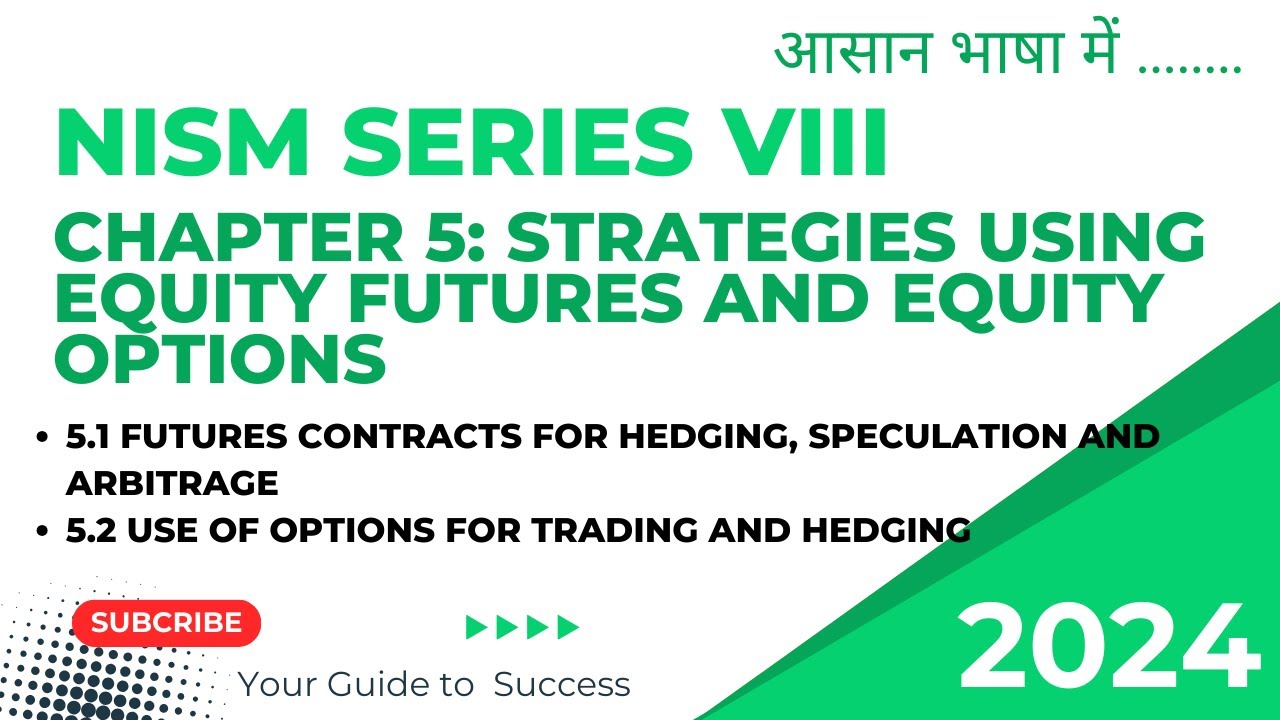 Chapter 5: Strategies using Equity futures and Equity options ...