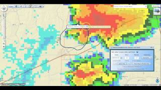 Pampa, TX Tornado Radar Loop
