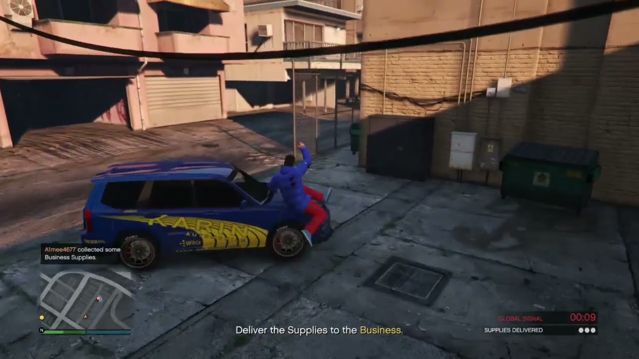 lets collect supplies for my business along with the gang people