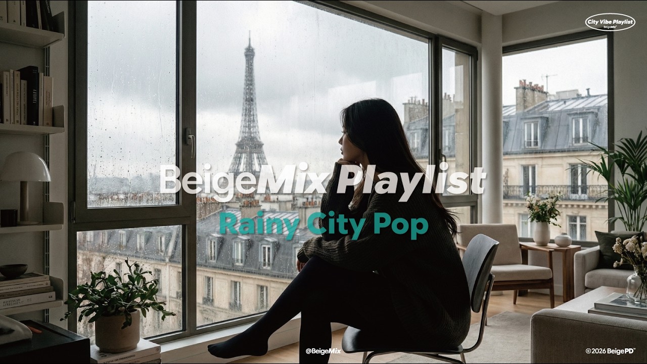 비 오는 날, 괜히 계속 틀어두게 되는 시티팝 ☔🎧 Rainy City Pop & Indie Pop Playlist