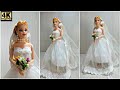 DIY Christian bridal doll || Christian doll || New gown dress || Day2day craft