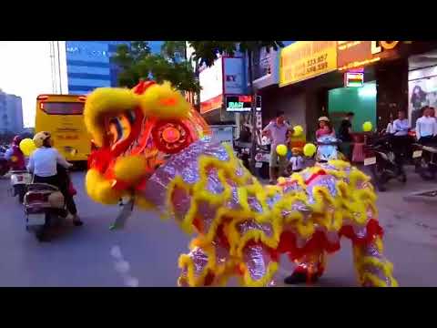 How to lion dance drumming cheerfully Nce Cushion Store Grand Opening