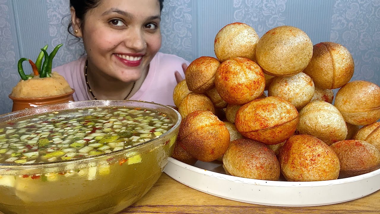 SPICY PANIPURI CHALLENGE | Indian Street Food | Panipuri Eating Challenge  