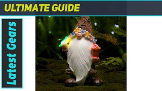 Solar Bird Gnome Statue - Illuminate Your Garden with Whimsy!