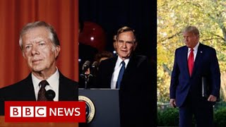 How others left the White House after losing - BBC News