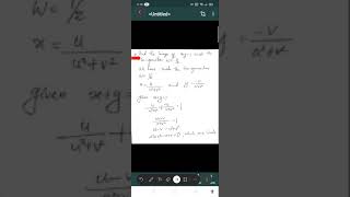MAT 201 - Module 3 - Conformal Mapping - w=1/z Straight line to Circle Problem 2
