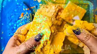 Soft Chalk & Holi Powder Gym Chalk Crushing Compilation 🩵✨ screenshot 5