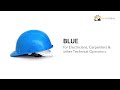 Color code of safety helmets  choose right helmet  shakedeal