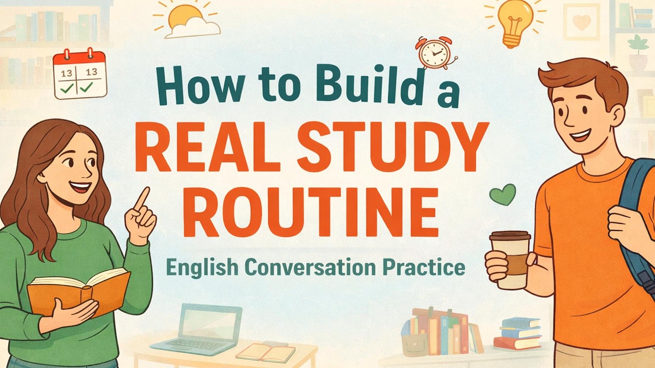 Как выработать настоящий распорядок дня для учёбы | Упражнения на аудирование | Подкаст на англий...