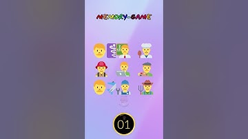 The Best Viral Memory Game with Jobs 🧠🔥💥 #shorts Test Week