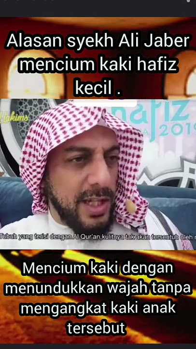 Alasan Syekh Ali Jaber cium kaki naca .  #syeikhalijaber
