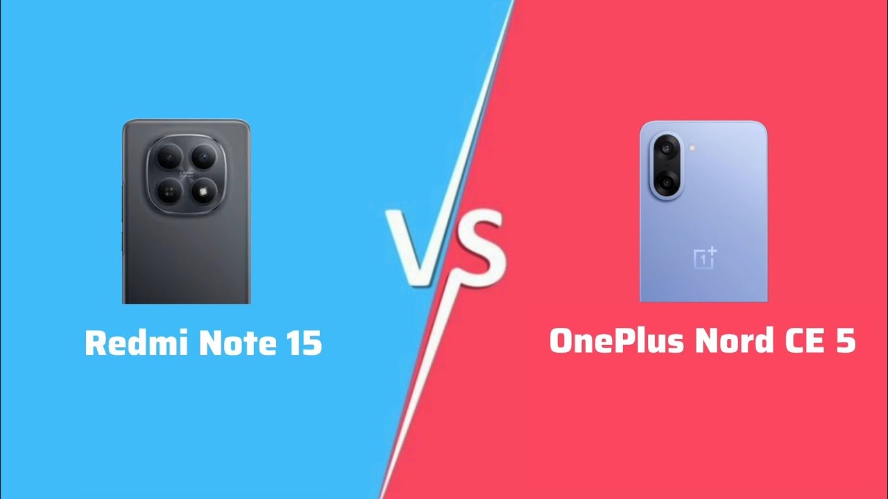 Redmi Note 15 vs OnePlus Nord CE 5 Full Comparison 🔥l