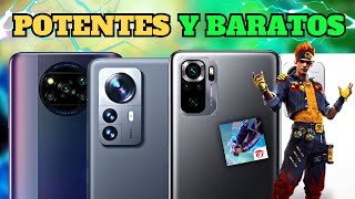 Los MEJORES CELULARES para JUGAR FREE FIRE 2024BARATOS