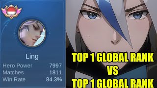 TOP 1 GLOBAL RANK VS TOP 1 GLOBAL RANK INI NGERI BANGET ADU MEKANIK SKILL LEBIH JAGO DARI PLAYER MPL