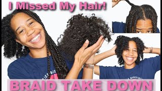 How To Take Down Box Braids | How to SAFELY Remove Dirt and Build up from Braids | Gabrielle Ishell
