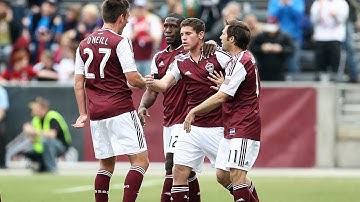 GOAL: Dillon Powers shot from distance finds the net | Columbus Crew vs Colorado Rapids