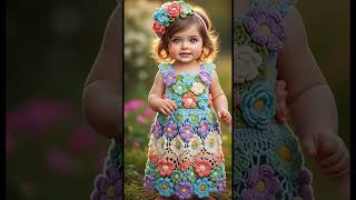 Sweet Baby In Flower Dress Apata Apata Song Viral Baby Short