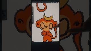 Let’s draw some cute monkeys with me~✏️ #digitalart #art #drawing #monkey #cute