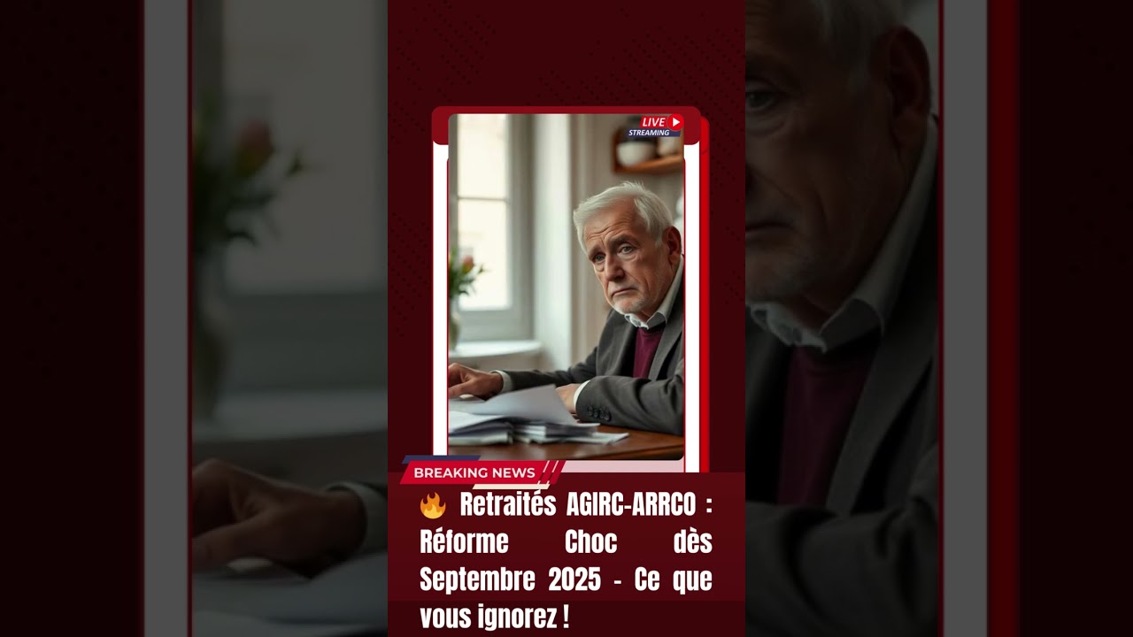 🔥 Retraités AGIRC-ARRCO : Réforme Choc dès Septembre 2025 – Ce que vous ignorez !